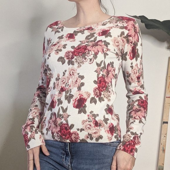 Garage Floral Pullover - Picture 5 of 6